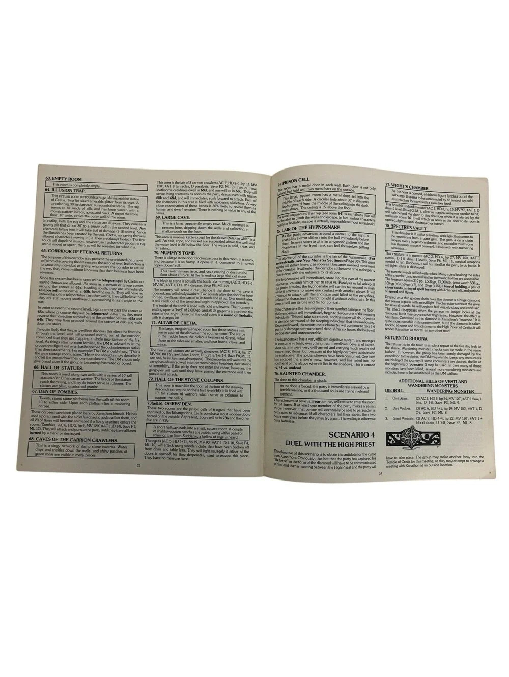 Dungeons and Dragons Curse of Xanathon Adventure Expert Adventure Module - X3